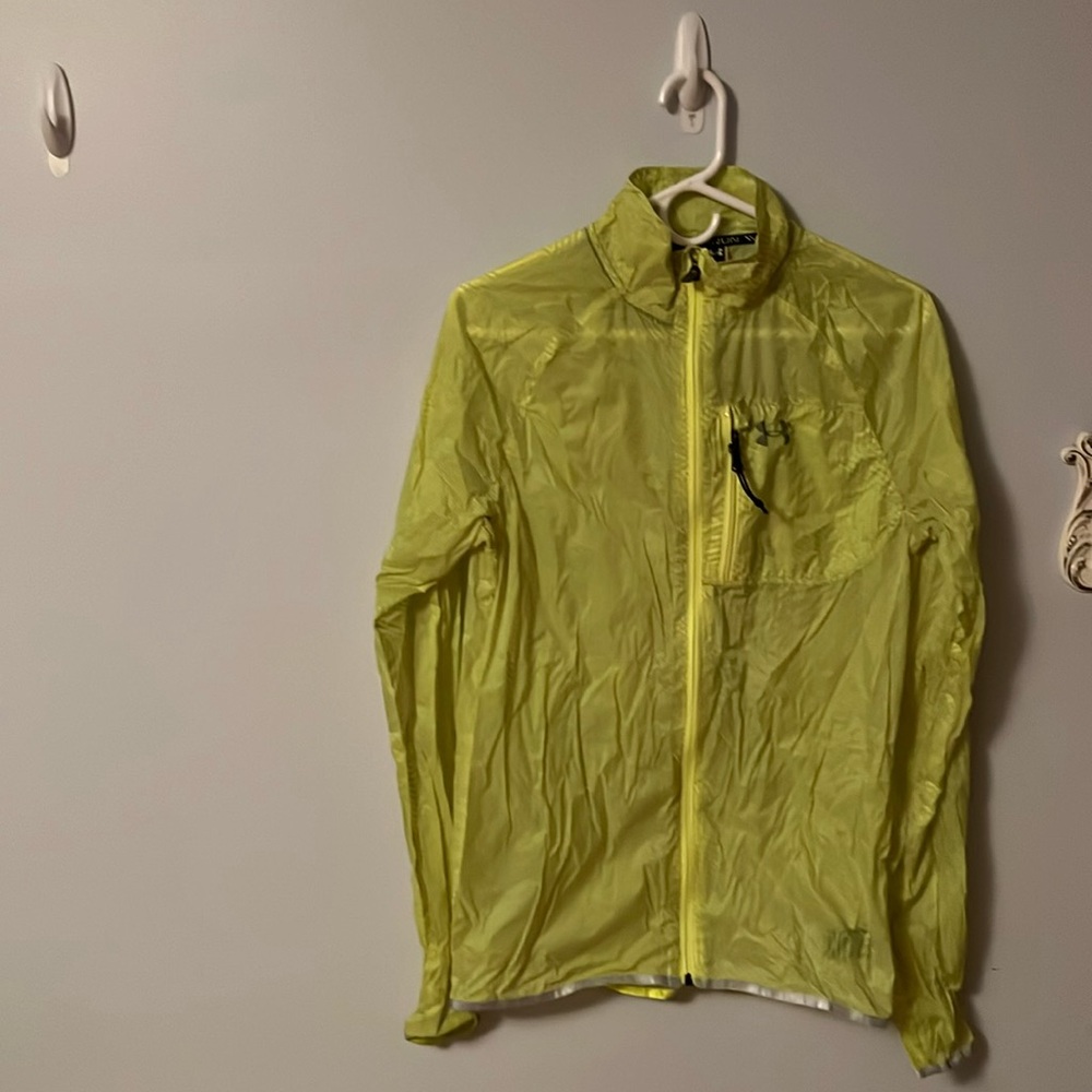 Under Armor reflective waterproof running jacket- lightweight